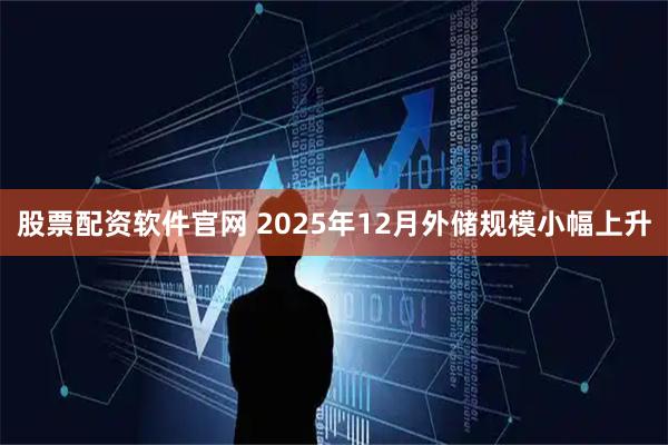 股票配资软件官网 2025年12月外储规模小幅上升